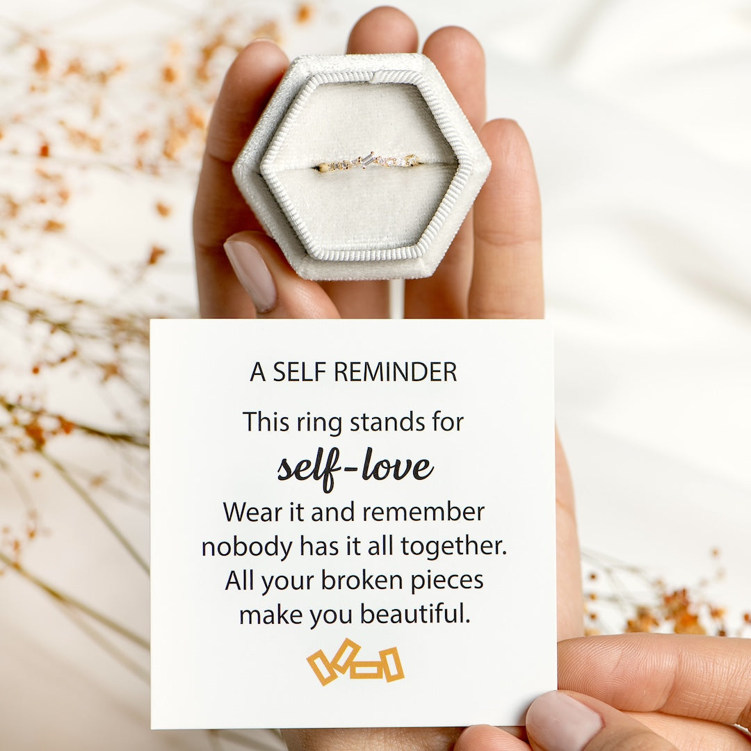 Beautifully Broken Ring - Self Love