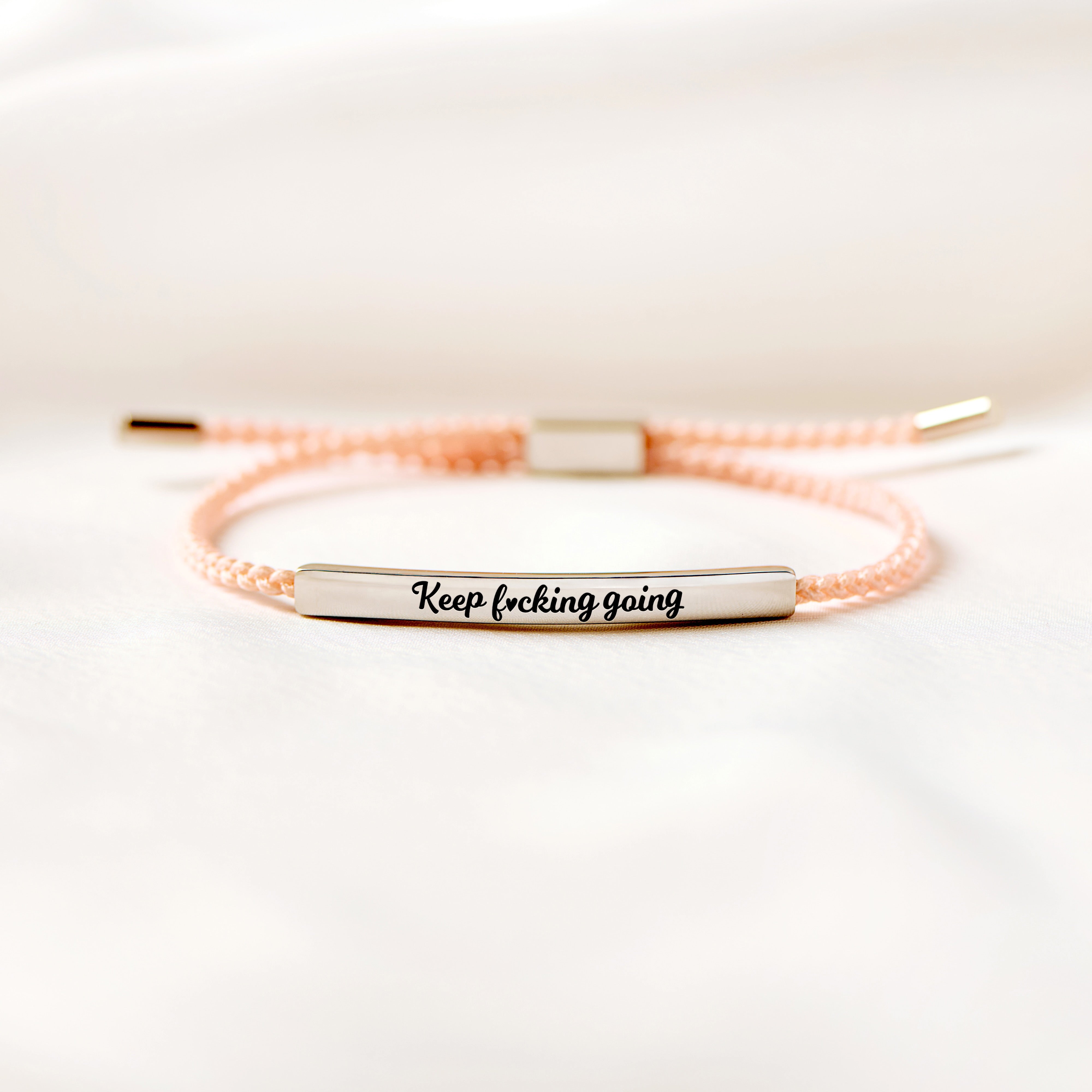 Keep F♡cking Going - Motivational Tube Bracelet