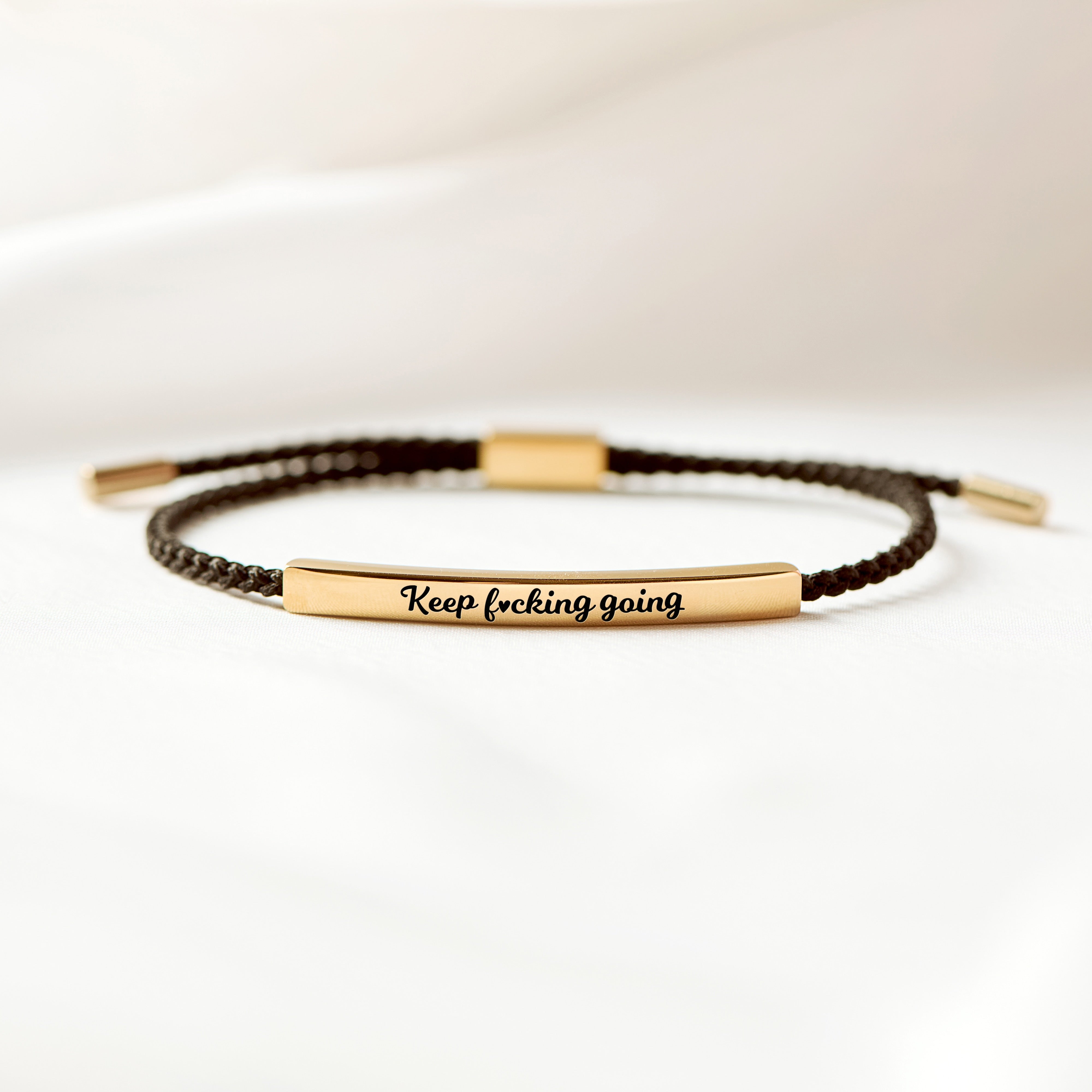 Keep F♡cking Going - Motivational Tube Bracelet