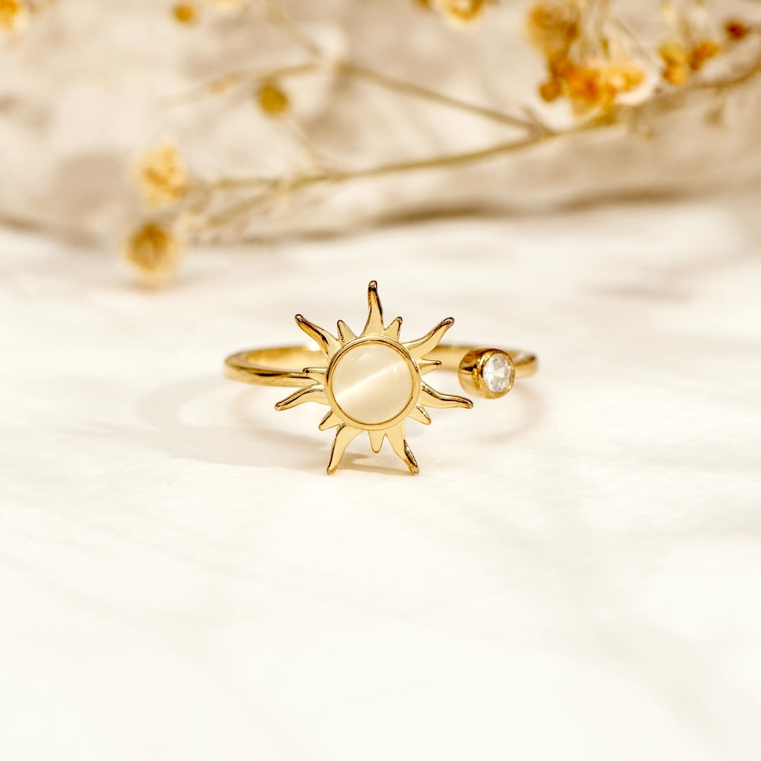 To My Daughter Sun Fidget Ring