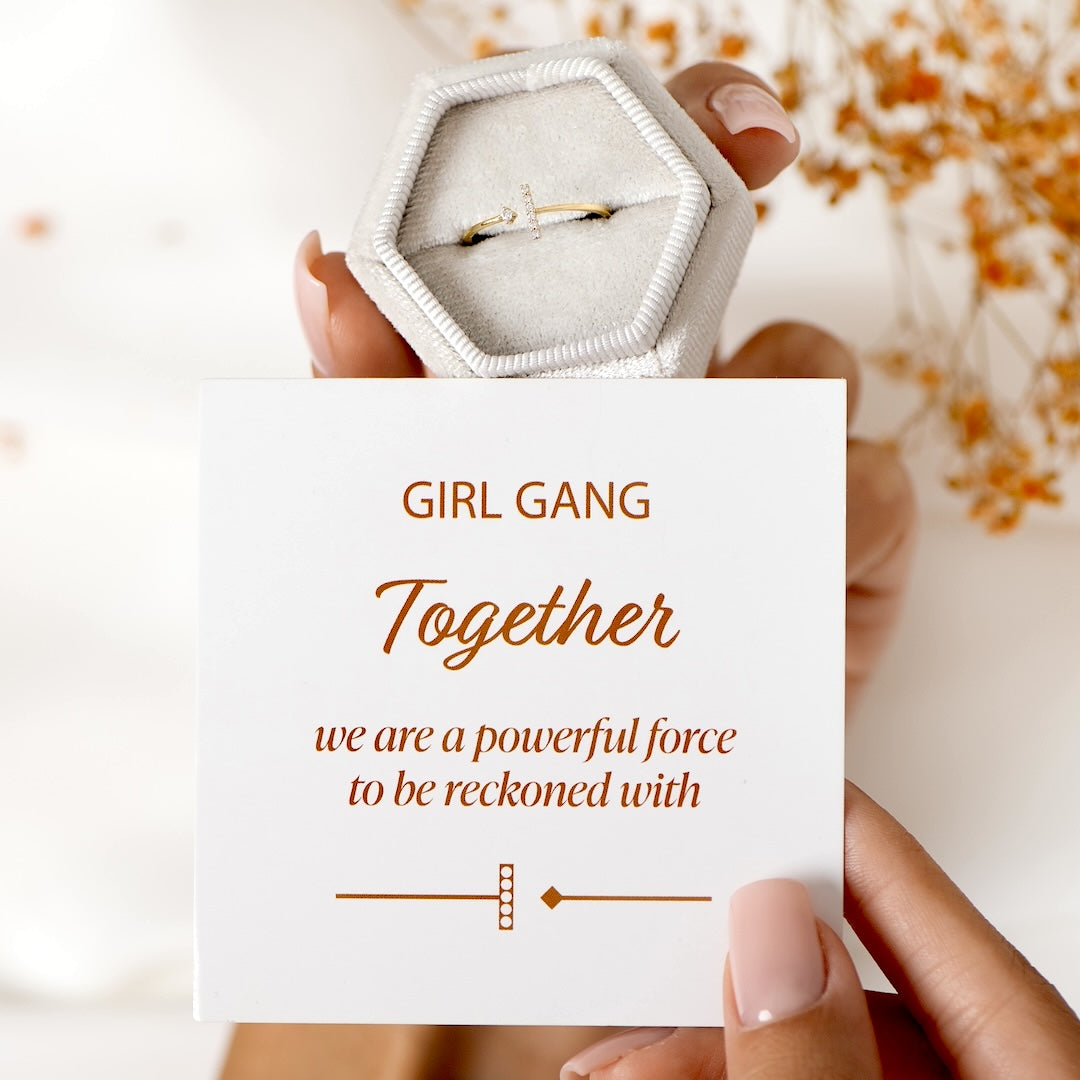 Girl Gang Friendship Ring - Gold