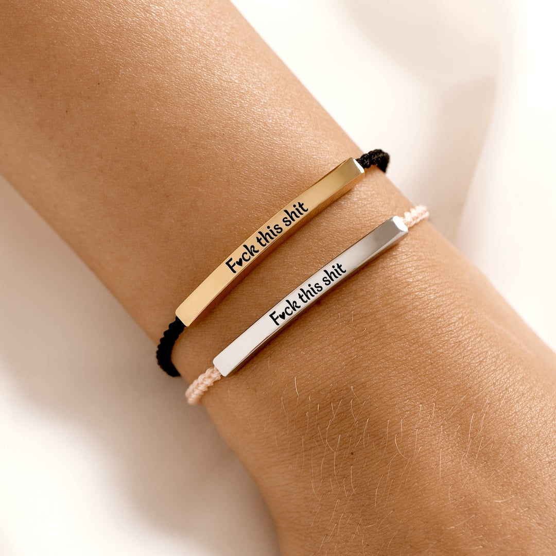 F♡ck This Shit - Motivational Tube Bracelet