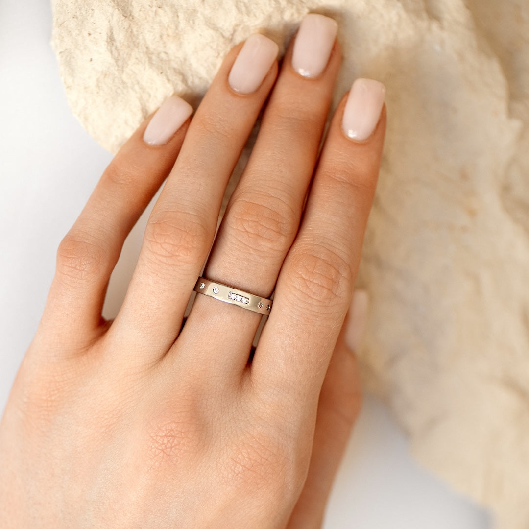 LOVE ME UNTIL I'M ME AGAIN - LOVE MORSE CODE RING