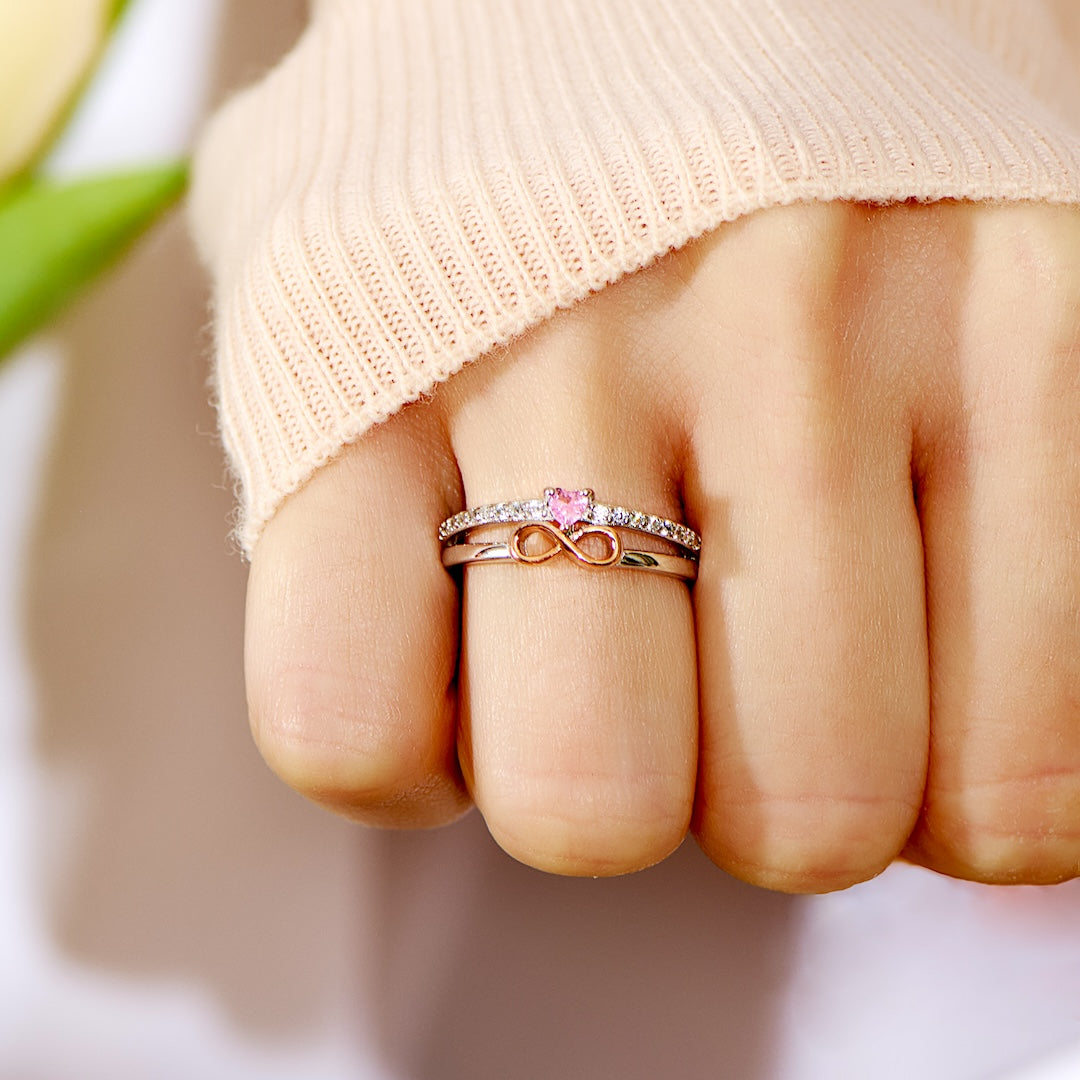 Infinity on sale gem ring