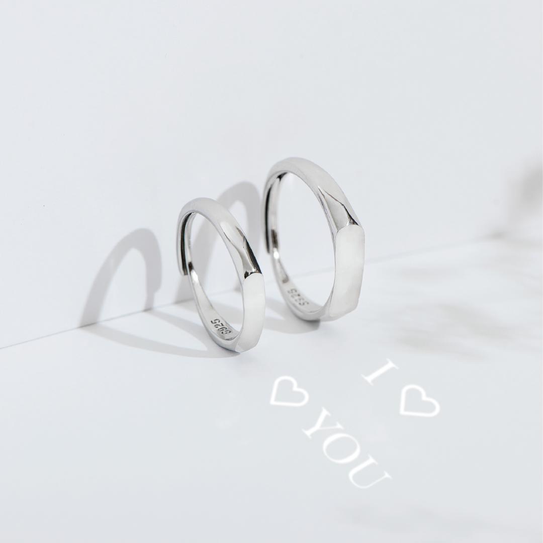 'I Love You' Reflection Ring - Rose Box