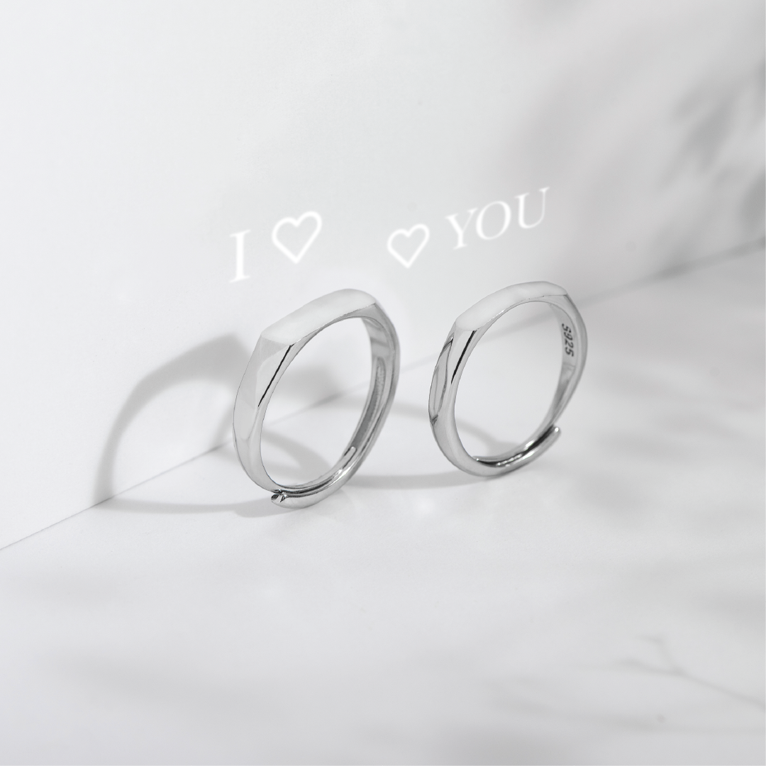 'I Love You' Reflection Ring - Rose Box