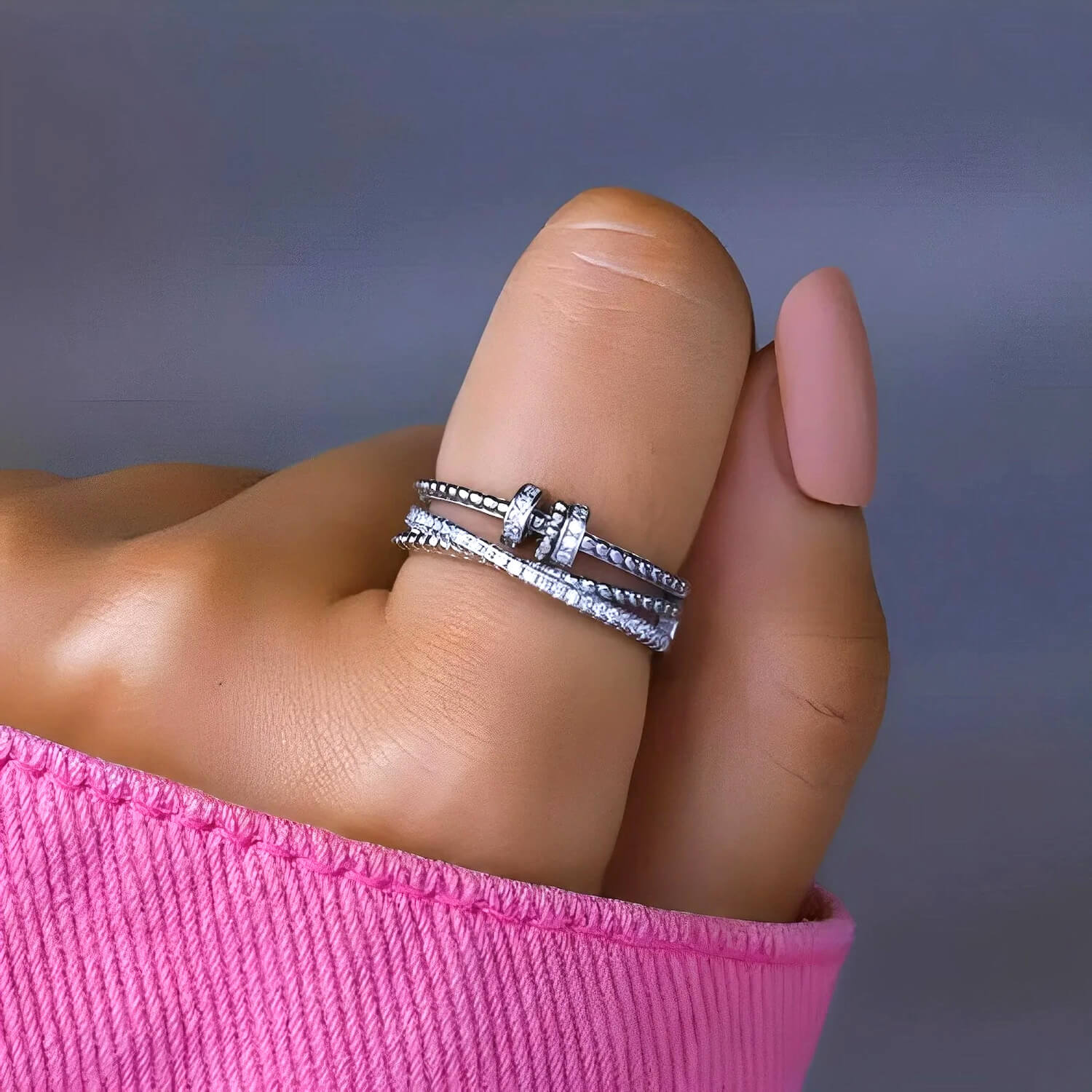 Amazon.com: 925 Sterling Silver Hug Ring for Daughter, Pretty Adjustable  Hand Hugging Rings for Daughters, Always My Daughter Forever My friend  Theme Mothers Day Anniversary Valentine's Day Christmas Gifts: Clothing,  Shoes &